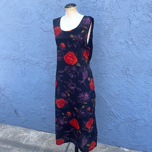 Vintage Floral Maxi In Large 90s y2k whimsygoth - Picture 3 of 8